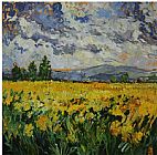 Yellow Field by Unknown Artist